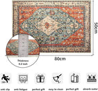 Boho Vintage Oriental Entry Rugs - Image 2
