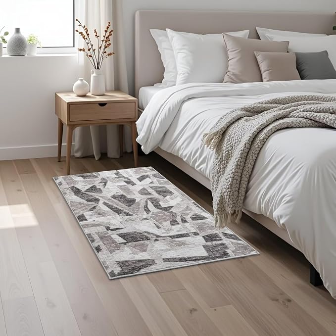 Modern Abstract Entry Rug Kitchen Bedroom Bathroom Door Mat Indoor Entrance 2X3 - Image 5