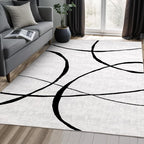 YIHOUSE Modern Washable 8'x10' Area Rug - Image 3