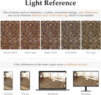 HUGEAR 2x12 Runner Rug Machine Washable Brown Hallway Area Rug Indoor Accent - Image 5