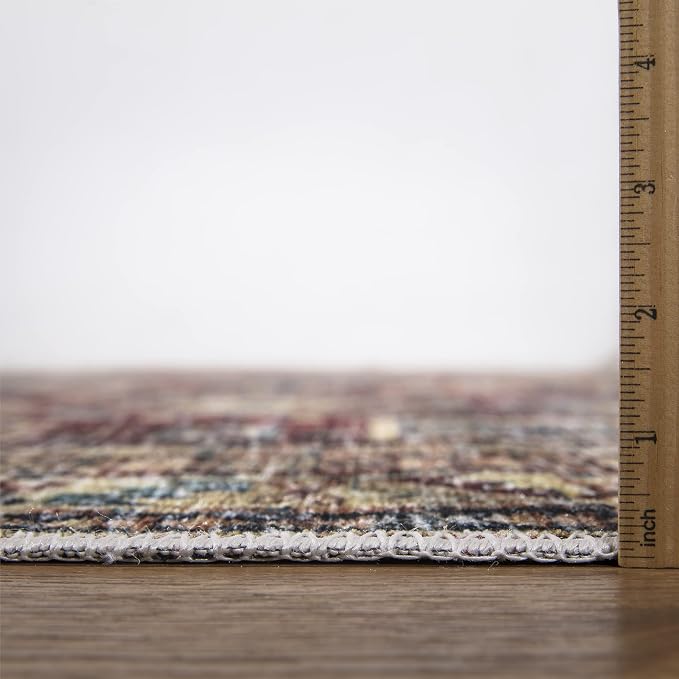 Bloom Rugs Caria Washable Non-Slip 7 ft Runner - Image 2