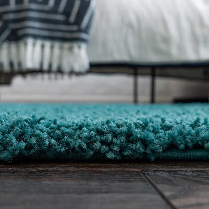 Unique Loom Solid Shag Collection Area Rug - Image 12