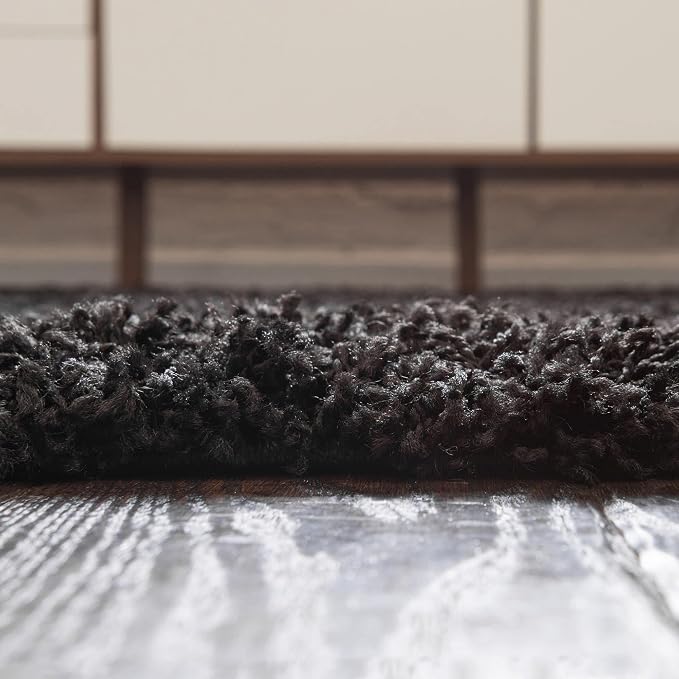 Unique Loom Solid Shag Collection Area Rug - Image 11