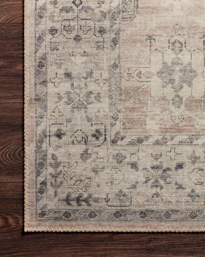 Loloi Hathaway Collection HTH-03 Java/Multi 2'-0" x 5'-0", .25" Thick Accent Rug - Image 8
