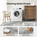 Marsail 8x10 Machine Washable Area Rug, Soft & Slip-Resistant, Vintage Floral - Image 7