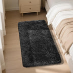 Fluffy Rug Shaggy Area Rug, Small Bedside Rug, Soft Fluffy Shaggy Entryway - Image 2