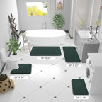 OLANLY Bathroom Rugs 70x24, Extra Soft Absorbent Chenille Bath Rugs, Rubber - Image 8