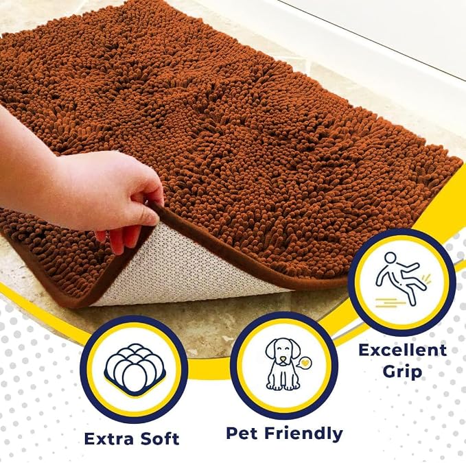 Muddy Mat® AS-SEEN-ON-TV Highly Absorbent Microfiber Door Mat and Pet Rug - Image 2
