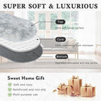 Soft Fluffy Area Rug for Bedroom, Fuzzy Shaggy Oval Throw Rugs for Bedside - Image 6