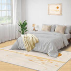 Boho Sun Area Rugs 3x4ft, Minimalist Sunburst Kids Bedroom Rug, Geometric Solar - Image 5