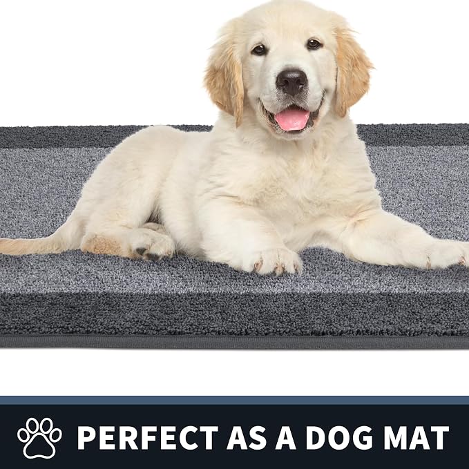 PURRUGS Dirt Trapping Door Mat 32" x 84", Non-Slip/Skid Machine Washable - Image 4
