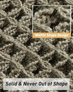 Upgraded Waffle Runner Rug, Super Absorbent Non Slip Bath Mats - Image 5