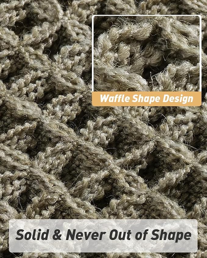 Upgraded Waffle Runner Rug, Super Absorbent Non Slip Bath Mats - Image 5