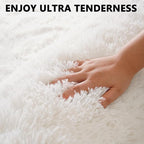 Beglad Fluffy Area Rugs 3 x 5 Feet, Modern Minimalist Style Shag Rugs, Non-Slip - Image 4