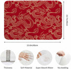 Dragon Bath Mat for Bathroom Traditional Flying Mascot Animal Chinese Dragons - Image 3