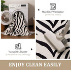 YIHOUSE Tiger Washable Area Rugs 8'x10', Ultra Thin Animal Stripe Print Rug - Image 5