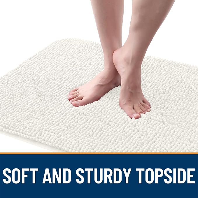 OLANLY Dog Door Mat for Muddy Paws 47x24, Absorbs Moisture and Dirt, Absorbent - Image 4