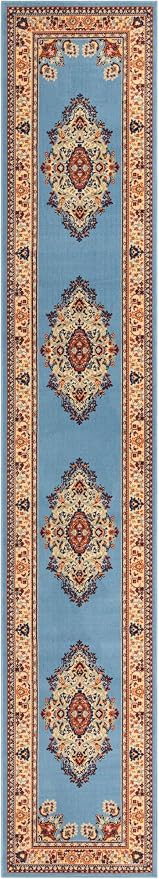 Unique Loom Reza Collection Traditional Persian Style Area Rug, Runner 3' 0" x - Image 3