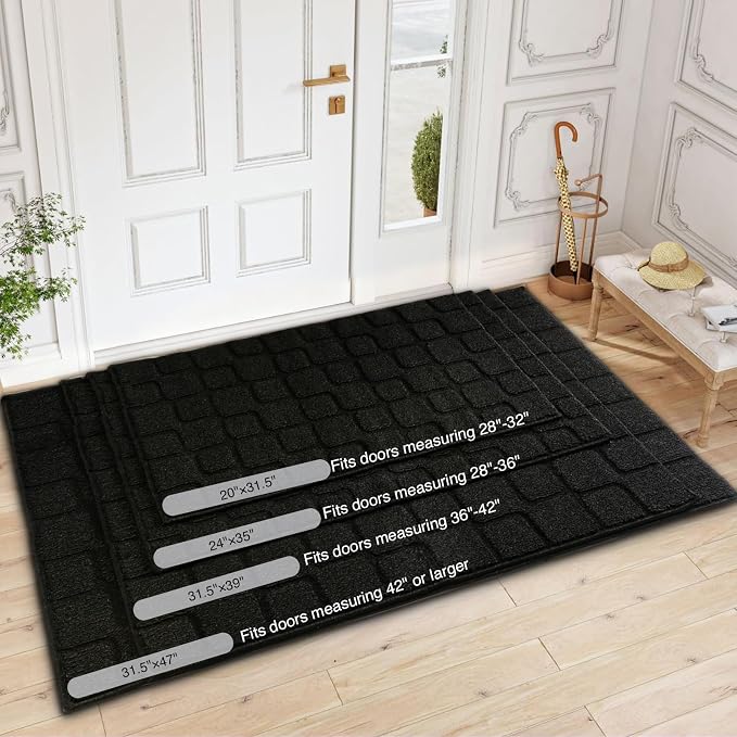 Front Door Mat Outside Entrance, Outdoor Indoor Door Mats - Image 2