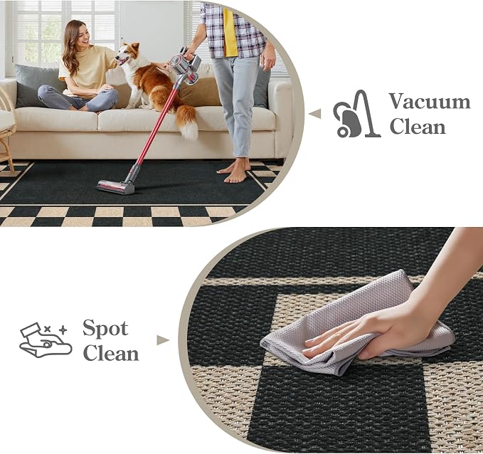 Moynesa Easy Jute Runner Rugs Washable 2.5x8 Entryway Runners Rug - Image 5