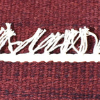 Rugsotic Carpets Hand Woven Flat Weave Kilim Wool 3'x5' Area Rug Solid Dark Red - Image 9