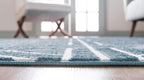 Rugs.com Lattice Trellis Collection Rug – 8' x 10' Blue Low-Pile Rug Perfect - Image 6