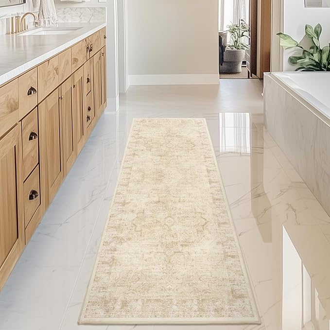 Farmhouse Beige 2x6 Runner Rugs - Image 4
