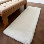 White Bathroom Runner Rug 24x70 Non Slip Fluffy Long Bath Mat - Image 9