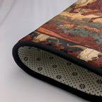 Horse Western Boho Ethnic Style Area Rug Washable Outdoor Rugs Anti-Slip Soft - Image 4
