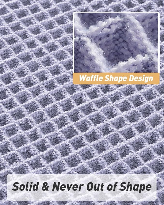 Upgraded Waffle Runner Rug Super Absorbent Non Slip Bath Mats - Image 5