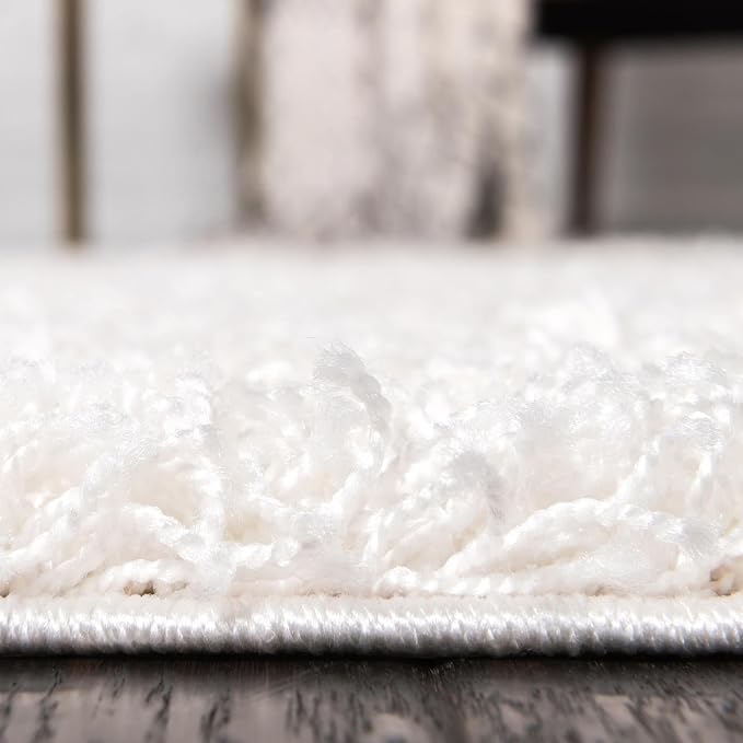 Unique Loom Solid Shag Collection Area Rug - Image 4
