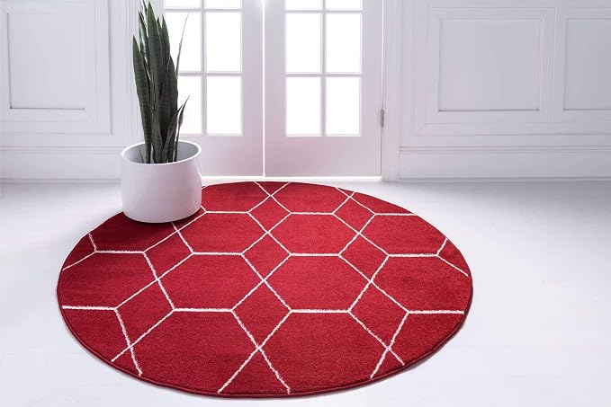 Unique Loom Trellis Frieze Collection Area Rug - Image 2