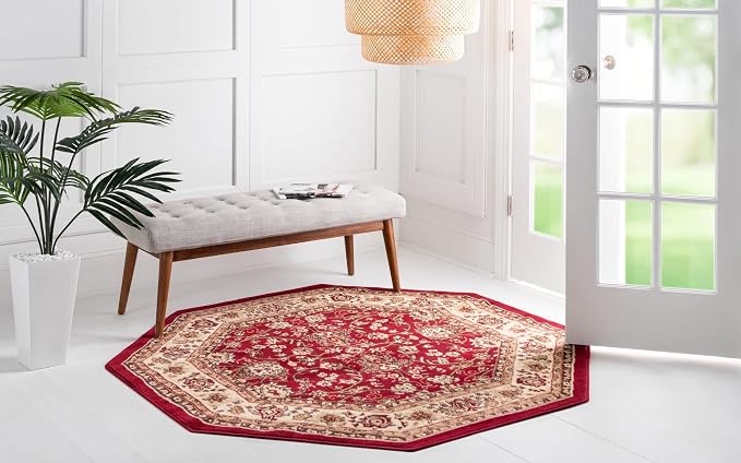 Unique Loom Sialk Hill Collection Area Rug - Image 2