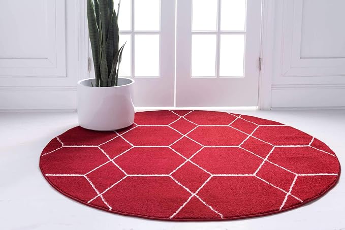 Unique Loom Trellis Frieze Collection Area Rug - Image 3