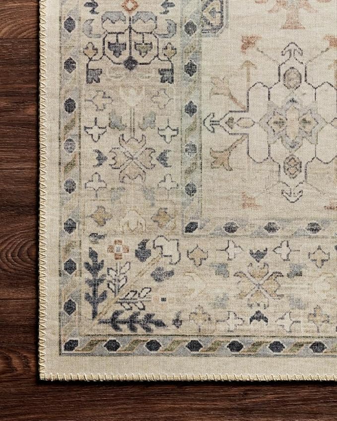 Loloi Hathaway Collection HTH-04 Beige/Multi 3'-6" x 5'-6", .25" Thick Accent - Image 9