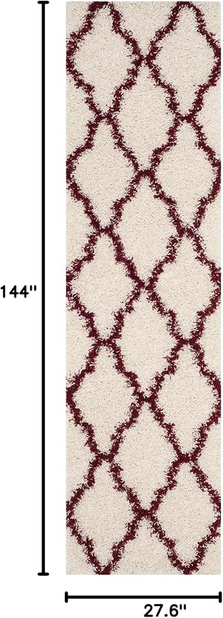 SAFAVIEH Dallas Shag Collection Runner Rug - Image 2