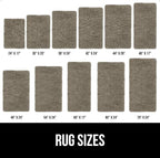 GORILLA GRIP Bath Rug Mat 44x26, Thick Soft Absorbent Chenille, Quick Dry - Image 6