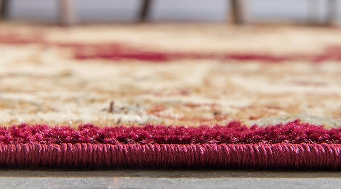 Rugs.com Chateau Collection Rug – 8' x 10' Red Medium Rug Perfect - Image 6