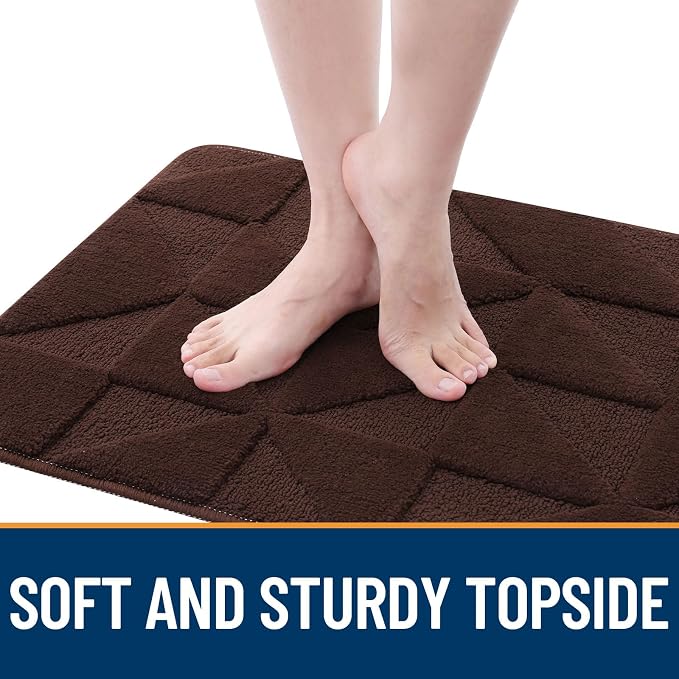OLANLY Door Mats Indoor, Dirt Resist, Entrance Washable Mat, Low-Profile Inside - Image 3