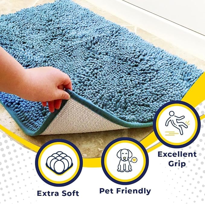 Muddy Mat® AS-SEEN-ON-TV Highly Absorbent Microfiber Door Mat and Pet Rug - Image 2