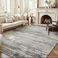 Area Rug 6x9 Washable Rug Grey for Living Room, Dining Room, Large Carpets by Unknown