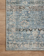 Loloi Amber Lewis Billie Collection, Denim & Blush 2'-6" x 7'-6" Area Rug – - Image 9