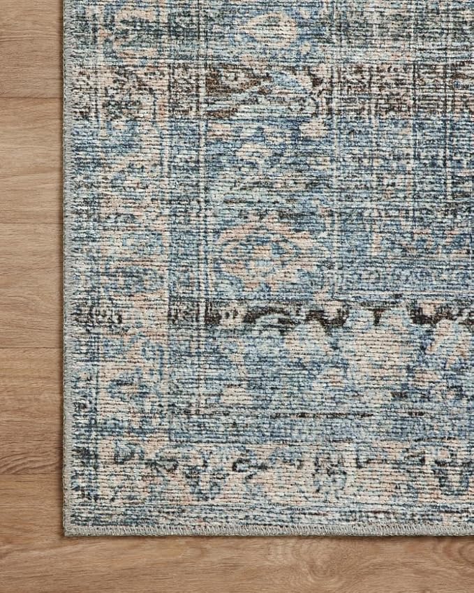 Loloi Amber Lewis Billie Collection BIL-05 Denim/Blush 10'-0" x 14'-0" - Image 10