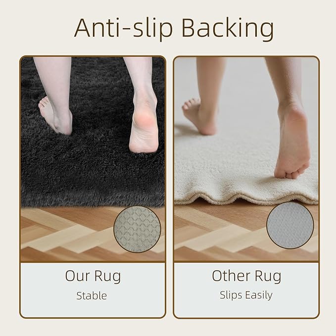 6x9 Shag Large Rugs for Living Room Bedroom, Fluffy Soft Durable Non-Shedding - Image 9