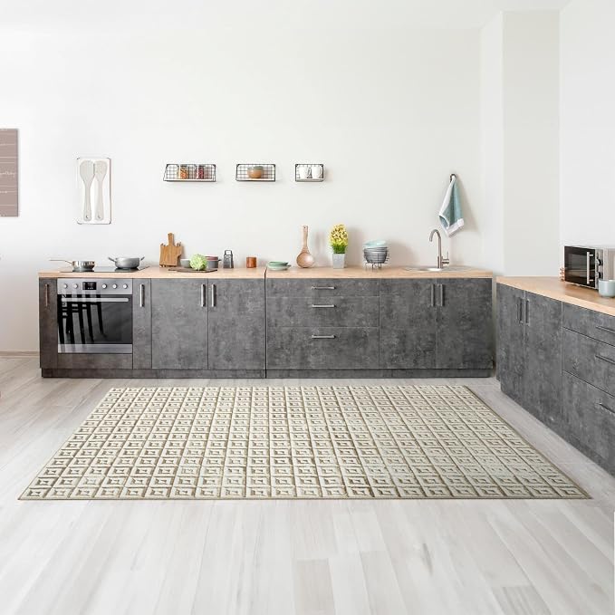 LUXE WEAVERS Geometric Greek Pattern Area Rug - Image 4