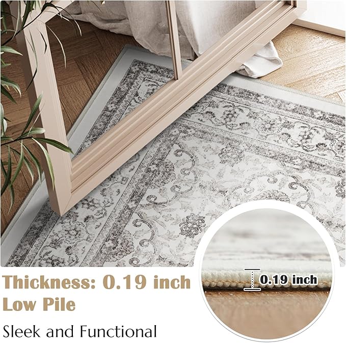 jinchan Hallway Runner Rug 3x7 - Image 2