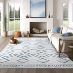 jinchan Moroccan 6x9 Area Rugs for Living Room by JINCHAN