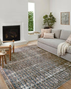 Loloi Amber Lewis Billie Collection, Ocean & Brick 2'-3" x 3'-9" Area Rug – - Image 3