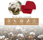 KOZYFLY Red White Striped Outdoor Rug 3x5 Ft Woven Christmas Area Rug Washable - Image 4