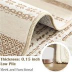 jinchan Moroccan Boho 8x10 Area Rugs - Image 4